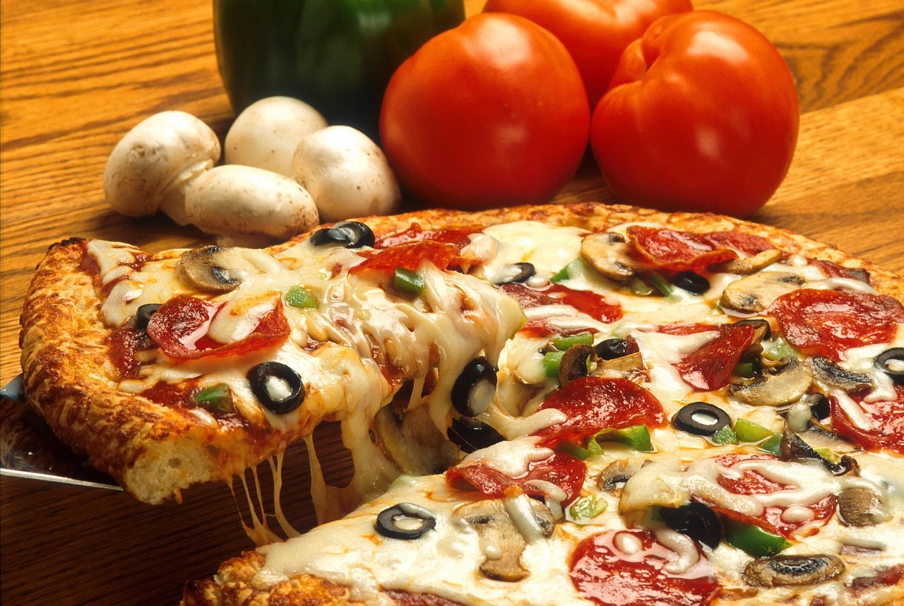 Bild von einer Pizza