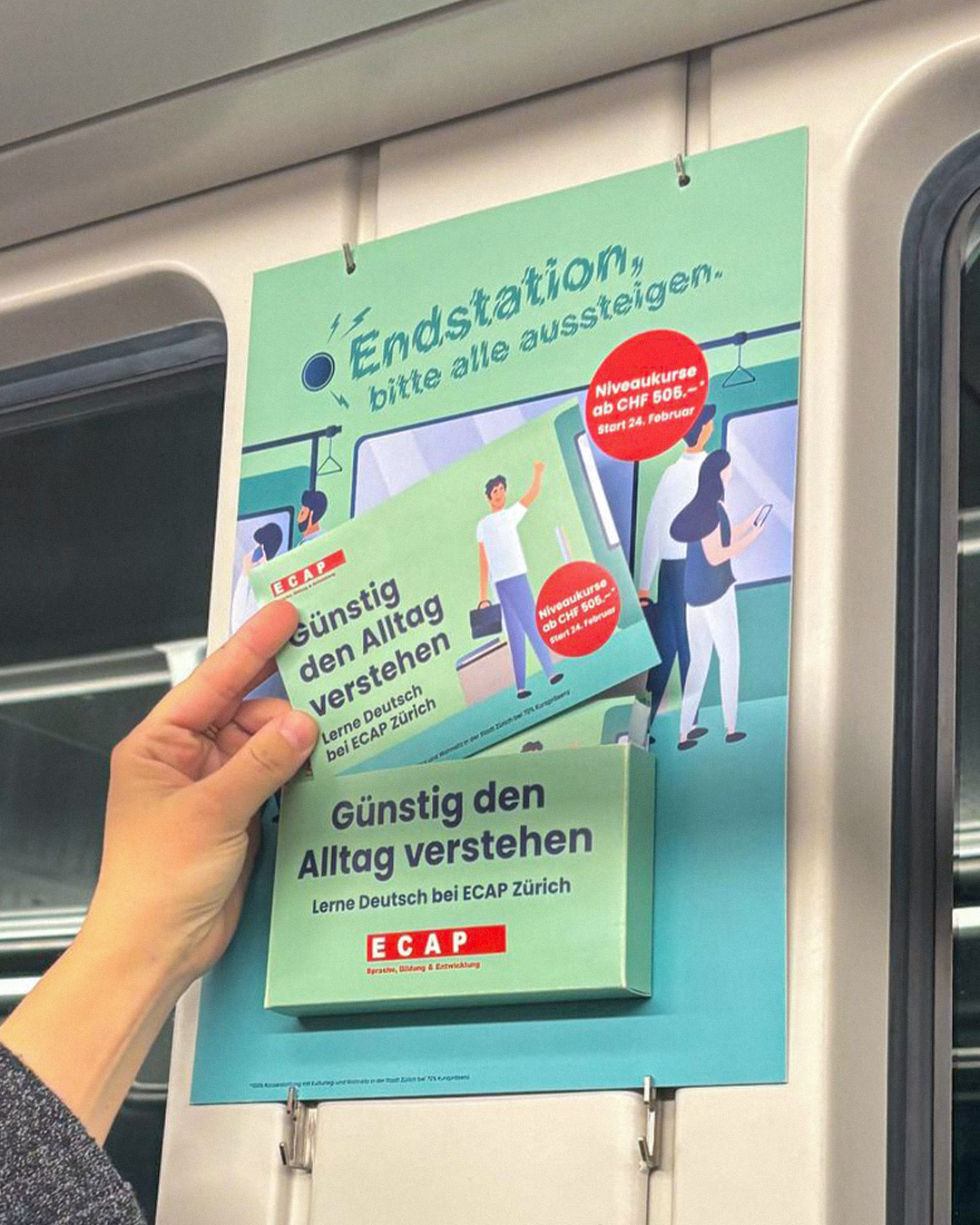 Mit Tramplakaten und Communities neue Wege beschreiten.