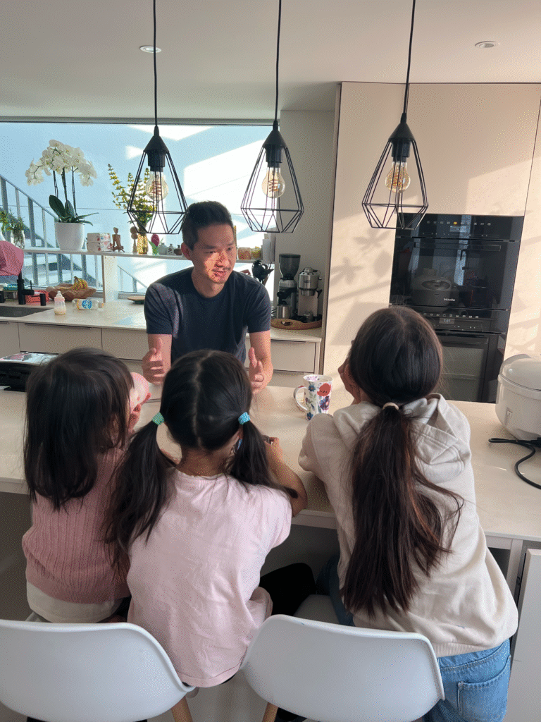 Tuan instructs the kids